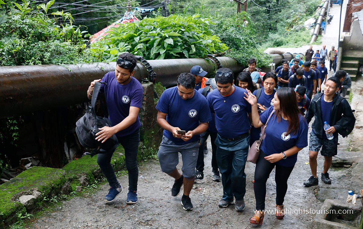 Canyoning at Sundarijal 