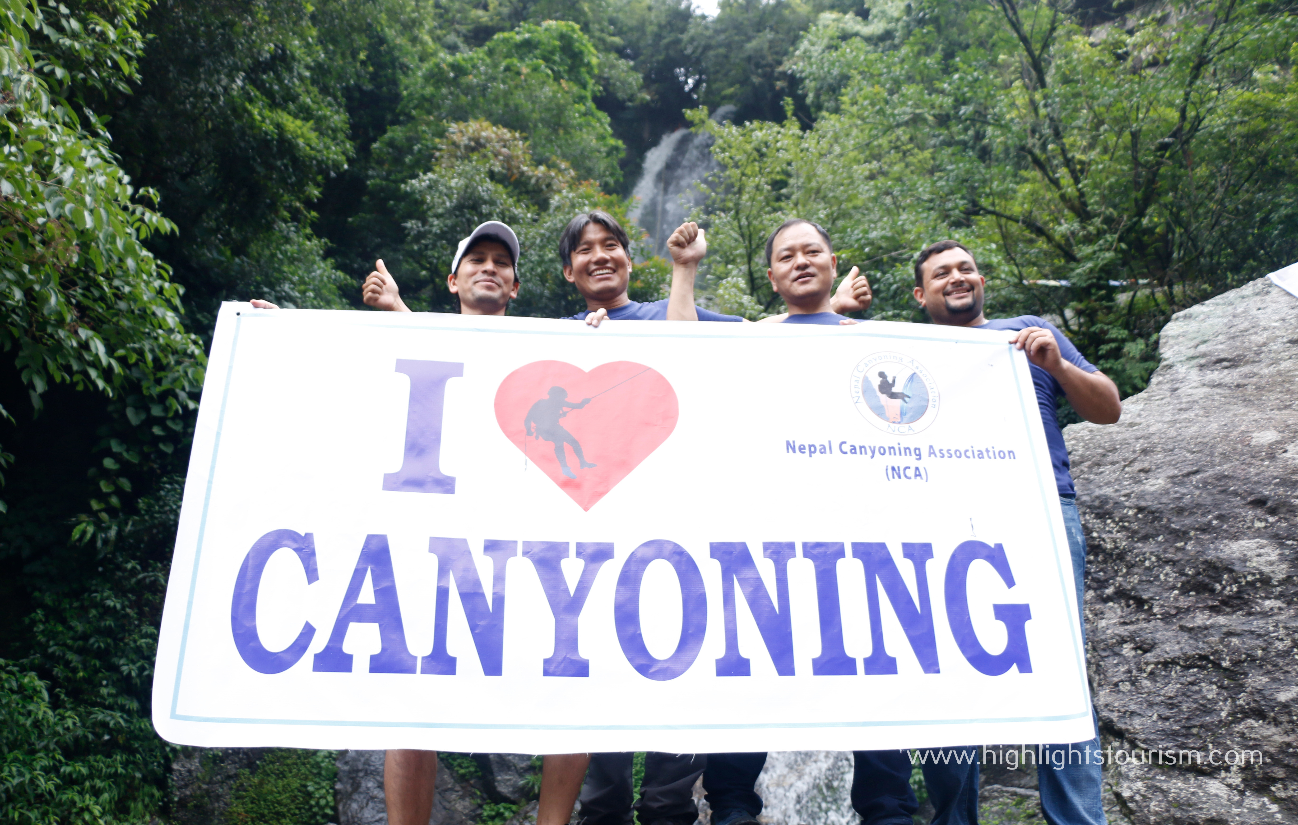 Canyoning at Sundarijal 