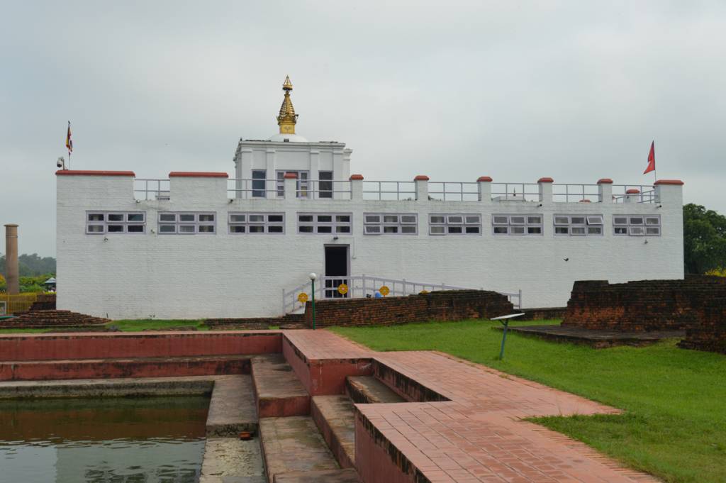 Mayadevi Mandir in Lumbini, birthplace of lord Buddha, world heritage site in Nepal