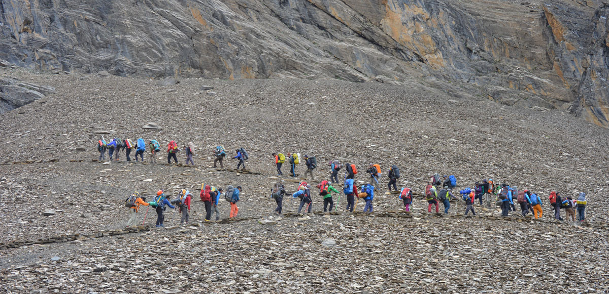 Videographer’s Witness from Kangla Pass Trekking to manang in Nepal