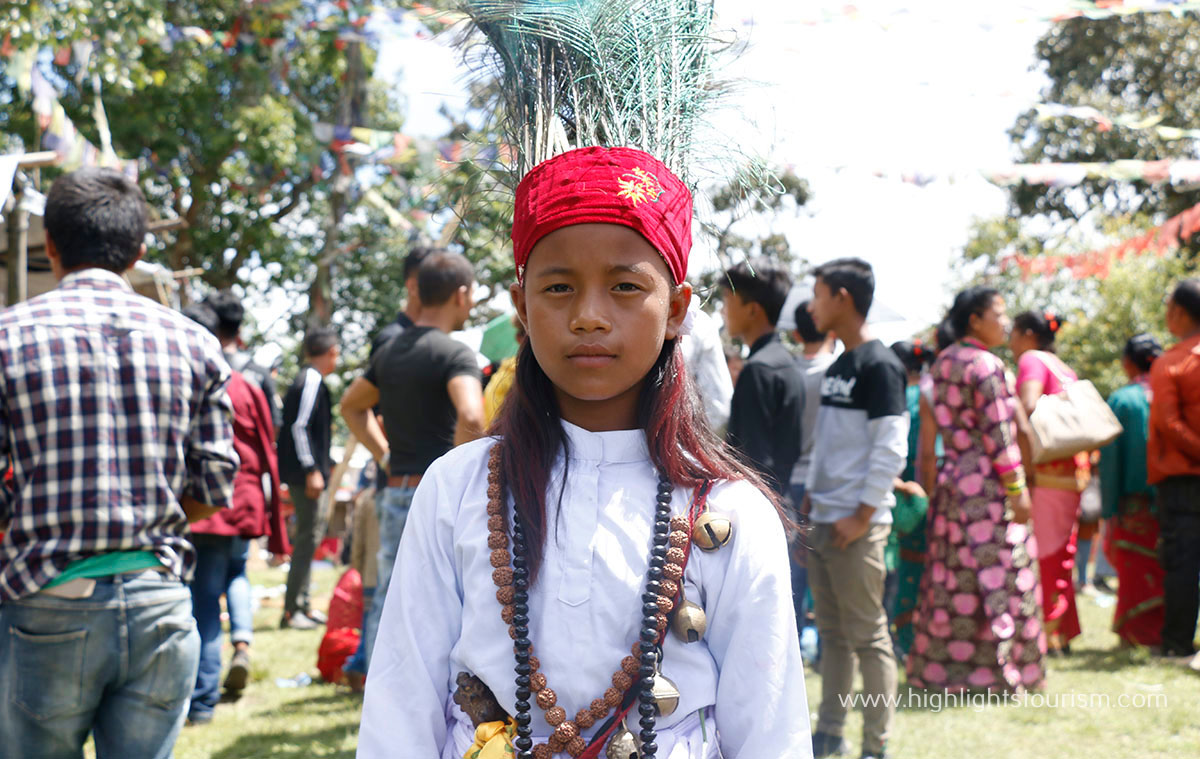 Nepali Shamans in Temal Festival 