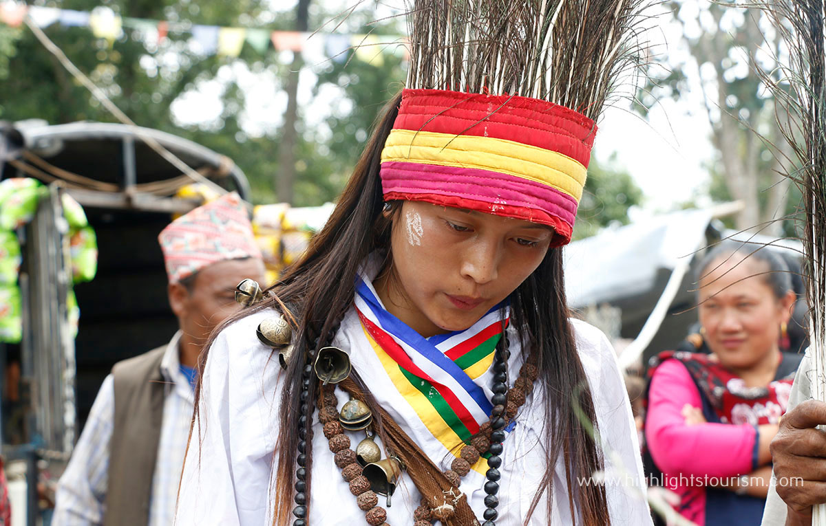 Nepali Shamans in Temal Festival 