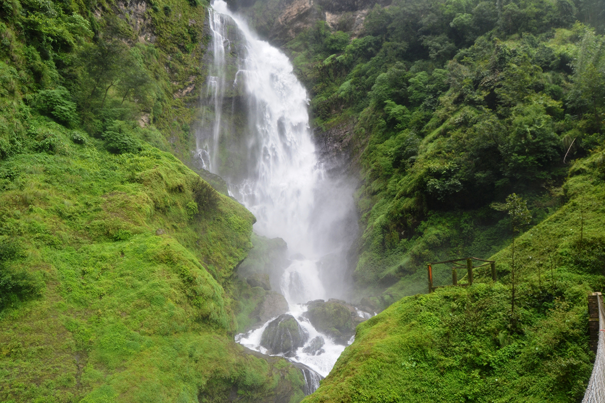 A beautiful waterfall in eastern part of Nepal