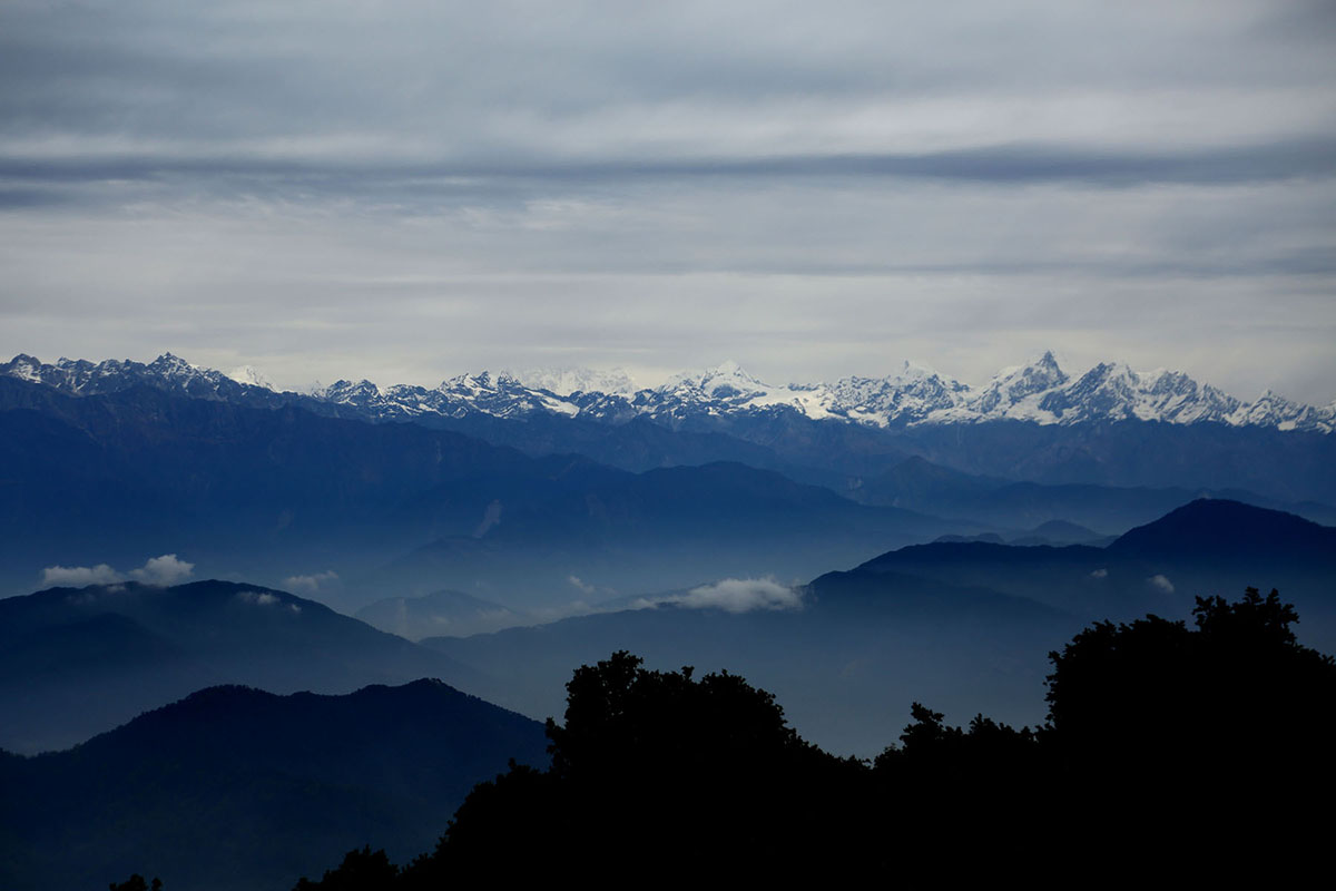 view from Chandragiri