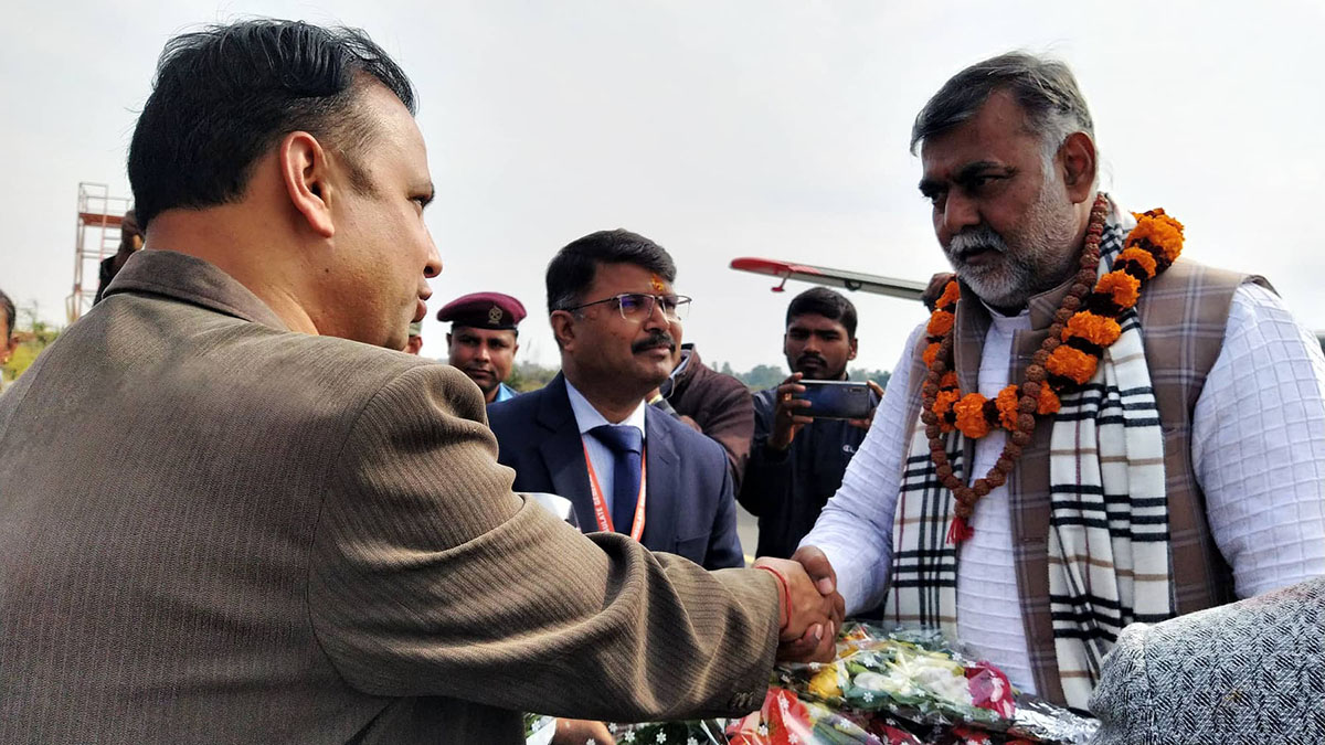 Indian state minister in Janakpur