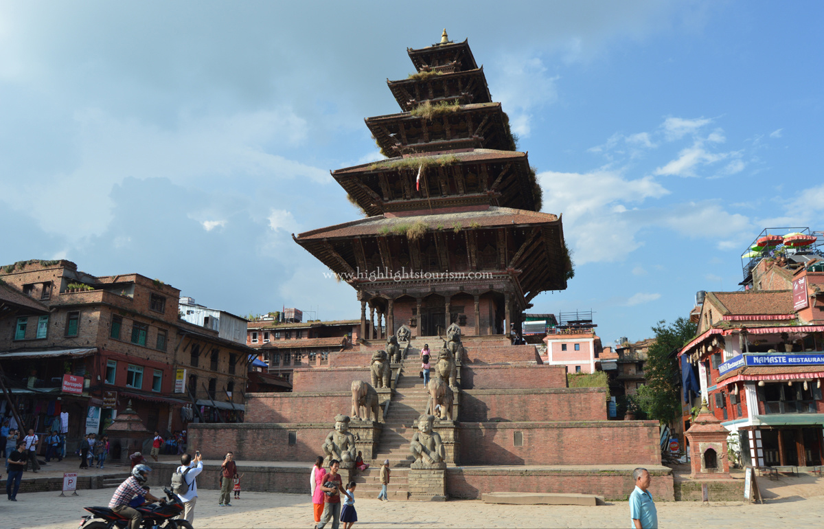Icon of the Bhaktapur, Nyatpola Temple Cultural tour in Nepal